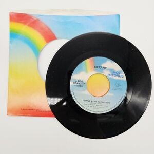 AVINTAGE 45 7" VINYL RECORD | Tiffany "I Think We're Alone Now" & "No Rules"